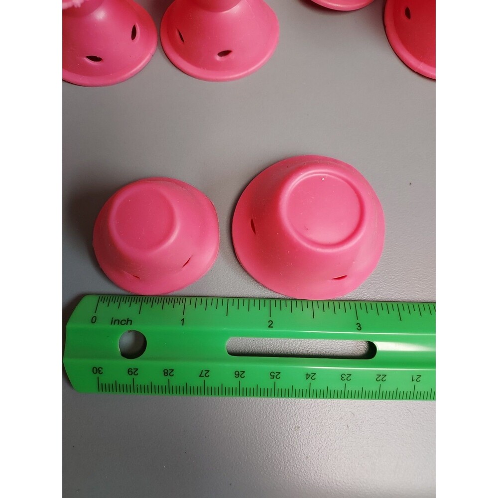 Magic No Heat 27 Total Hair Styling Rollers 13 Pcs Lg 14 Pcs Sm Silicone Curlers - Picture 2 of 4